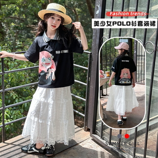 超仙新品 女童套裝 夏公主童裝 女生甜美ins風(fēng)夏款 2025韓系 網(wǎng)紅服裝