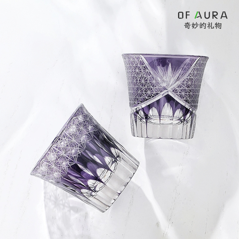 OFAURA江户切子威士忌酒杯