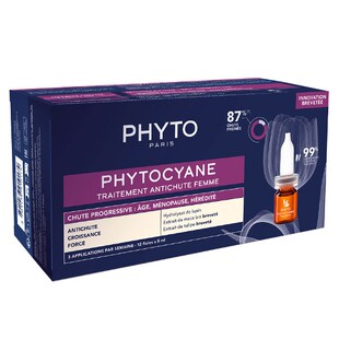 现货法国Phyto发朵PhytoCyane Traitement密发生发防脱精华12*5ml