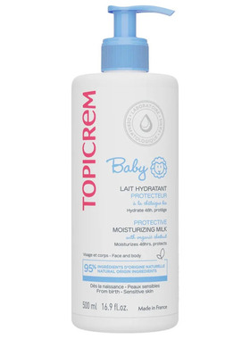 现货法国Topicrem特碧润Baby Lait婴幼儿滋润保湿身体乳500ml28年
