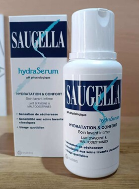 现货Saugella赛吉儿 Hydraserum 日常清洁私护洗液干燥滋润200ml