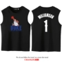 NCAA Duke ZION Cairn Williamson chung hổ béo không tay áo thun top vest vest vai áo cotton - Áo vest cotton khoác vest nam