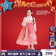 唐装 年衣童装 女童中式 新品 改良汉服加绒连衣裙拜年年服 汉服裙冬季