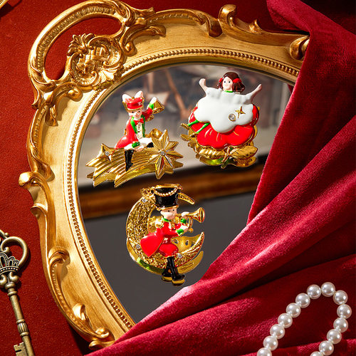 布兰兔blanbunny胡桃夹子胸针创意金属徽章情侣衣服背包配饰扣针