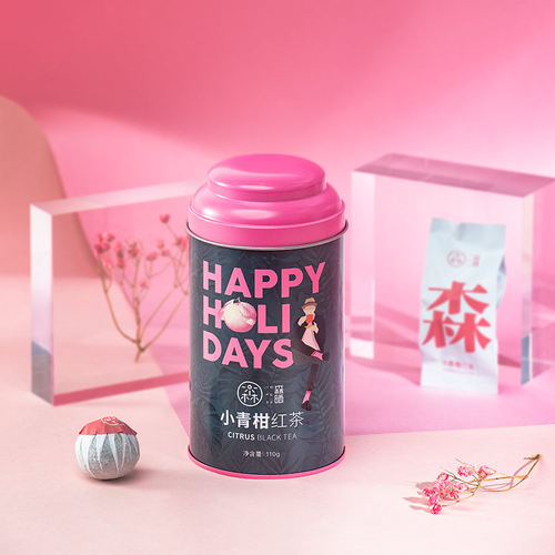 森晒新会小青柑红茶云南特级养胃