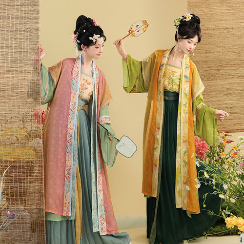 茵卡蕾原创汉服女中国风超仙宋制长背心四件套日常夏季薄款