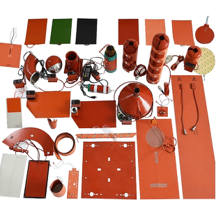 硅橡胶加热板温控可调温硅胶发热片电热带手机拆屏宝3D打印机热床