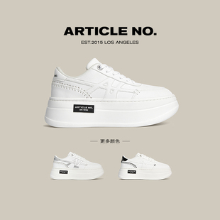 板鞋 NO.经典 6cm厚底增高小白鞋 女时尚 松糕 春夏新品 休闲鞋 ARTICLE