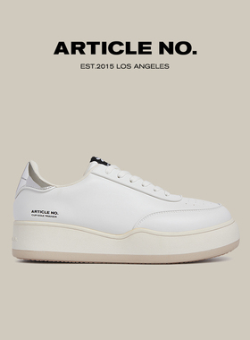 【肖战同款】ARTICLE NO.美式复古厚底增高汉堡鞋小白鞋男女同款