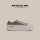 NO.新品 女鞋 厚底增高帆布鞋 ARTICLE 低帮休闲鞋 单鞋 春秋款