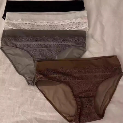 性感蕾丝网纱中腰内裤女