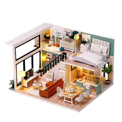 智趣屋diy小屋舒适生活拼装玩具