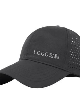 夏季网眼速干定制logo印字刺绣帽