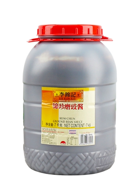 李锦记锦珍磨豉酱7kg大桶