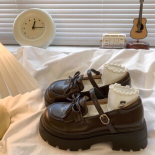 英伦风复古女童玛丽珍鞋2026年春秋新款小个子日系单鞋圆头小皮鞋