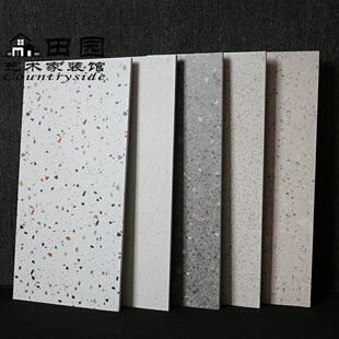 灰色仿古砖水磨石墙砖300x600厨房瓷砖卫生间墙面砖阳台防滑地砖