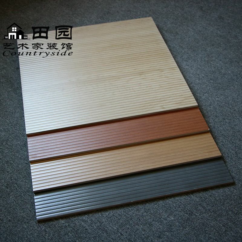 日式拉槽木纹瓷砖600x600木纹砖澡堂地砖餐厅卫生间墙砖浴室防滑