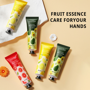 SADOER西柚味牛油果柠檬味缤纷水果护手霜护脚霜滋润长效补水保湿