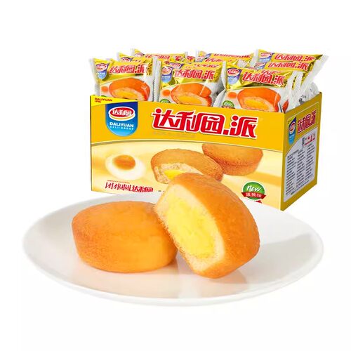 达利园蛋黄派注心草莓派