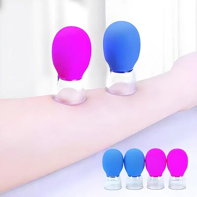 Natural Silicone Cupping Massage Cup For Body Fac Neck Eye M
