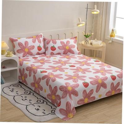 student cotton sheet bedsheet bed linen spread single1.5/18