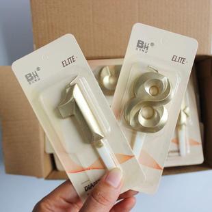 Birthday candles local gold bright gold pencil candle long