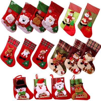 Christmas Socks Gift Bag Christmas Socks Pendant圣诞袜袋子