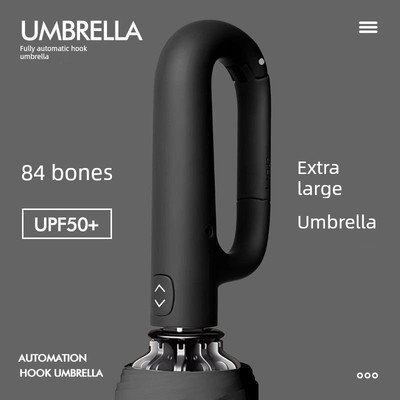 Automatic buckle umbrella folding折叠晴雨伞全自动环扣雨伞