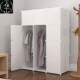 DIY hanger wardrobe storage Simple coat closet cabinet rack
