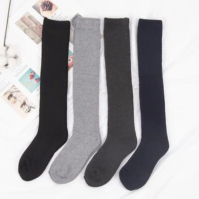 Winter Men's Knee Long Socks Harajuku Wool Keep Warm Longer
