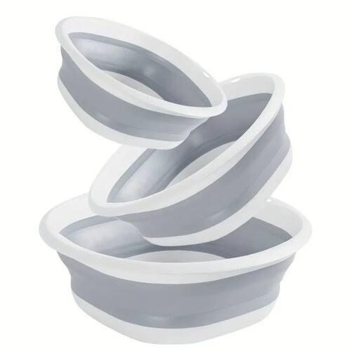 Folding Wash Basin Plastic Wash Basin Tub Lightweight Collap