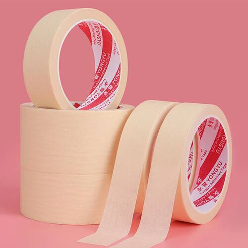 Masking Tape White Color Single Side Tape Adhesive Crepe Pap