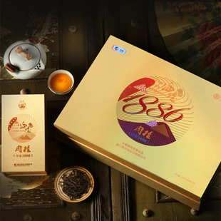 中粮集团中茶海堤茶叶岩茶肉桂茶乌龙茶 YX1886 桂皮香显240g/盒