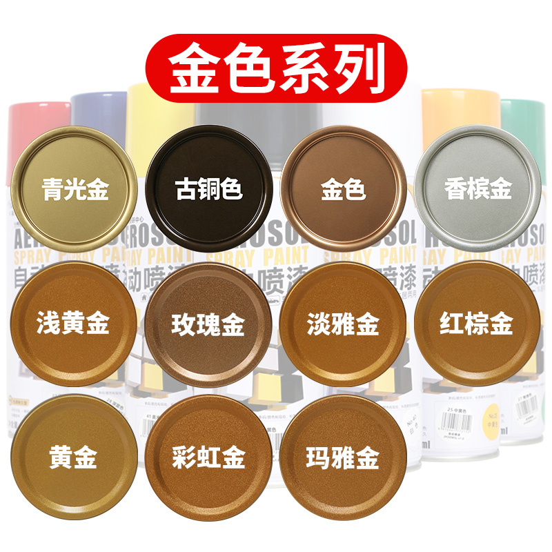 香槟金色喷漆手电土豪小瓶