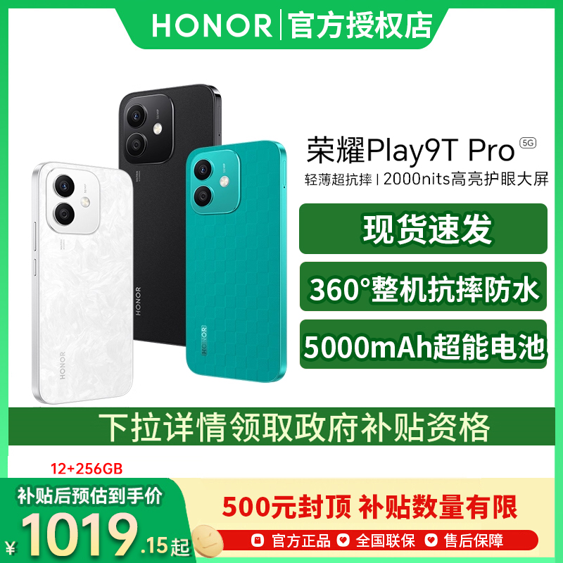 政府补贴荣耀Play9TPro