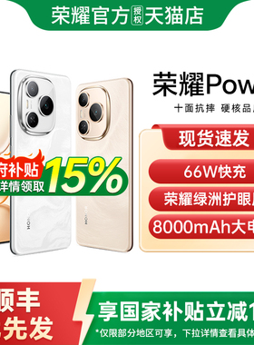 【政府补贴至高500元】Honor/荣耀 Power 手机8000mAh青海湖电池官方旗舰官网正品5000万超清影像 国补 手机