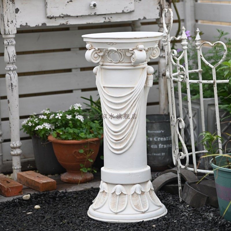 室外罗马柱子花盆底座创意花园阳台装饰露台户外摆件庭院布置花架,家居饰品,户外/庭院摆件,淘宝优惠券,粉丝福利购,淘宝优惠卷