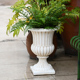 复古欧式 饰阳台布置 罗马花盆大口径奖杯盆多肉花器落地高盆花园装