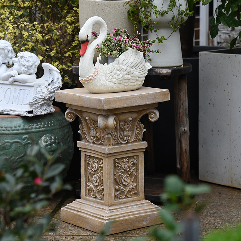 复古方形罗马柱子装饰摆件落地花园庭院婚庆路引艺术画廊照相道具,家居饰品,落地摆件,淘宝优惠券,粉丝福利购,淘宝优惠卷