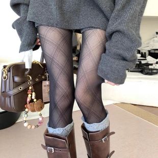 菱格黑丝也太会了!高级感直接拉满~显瘦更是第一名!还巨好搭~