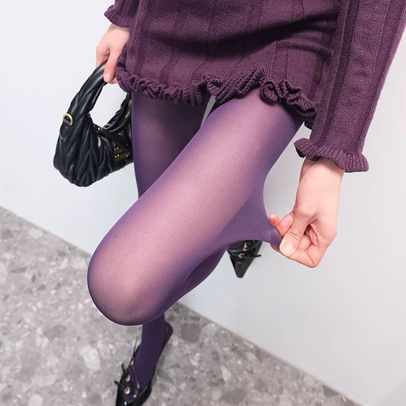 紫色的荆棘！经典高级连裤袜