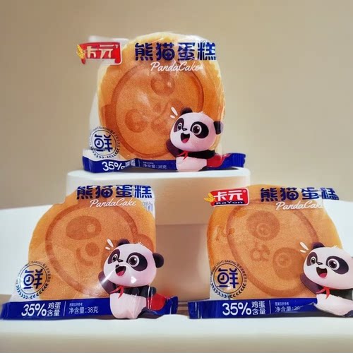 卡元熊猫蛋糕38克网红面包点心
