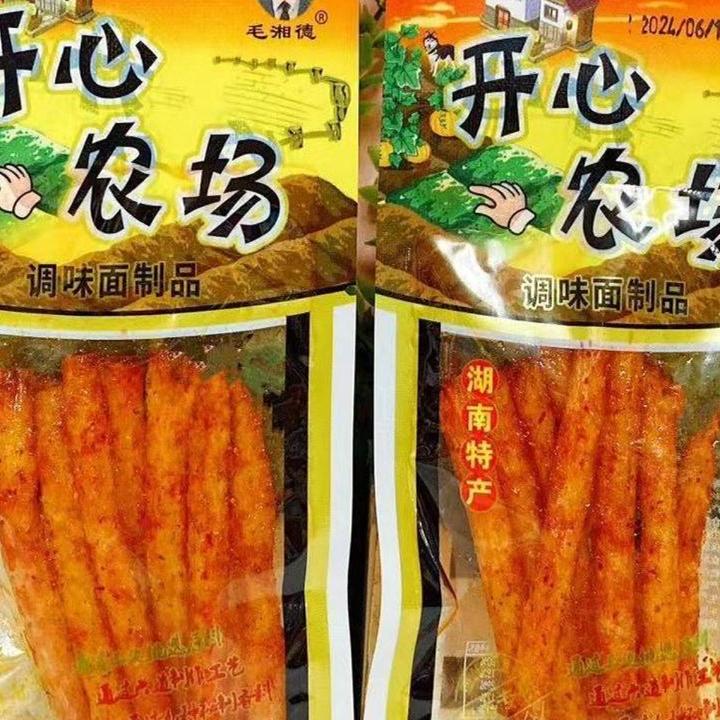 毛湘德美味海苔辣条调味面制品8090怀旧零食香辣片宿舍解馋小吃