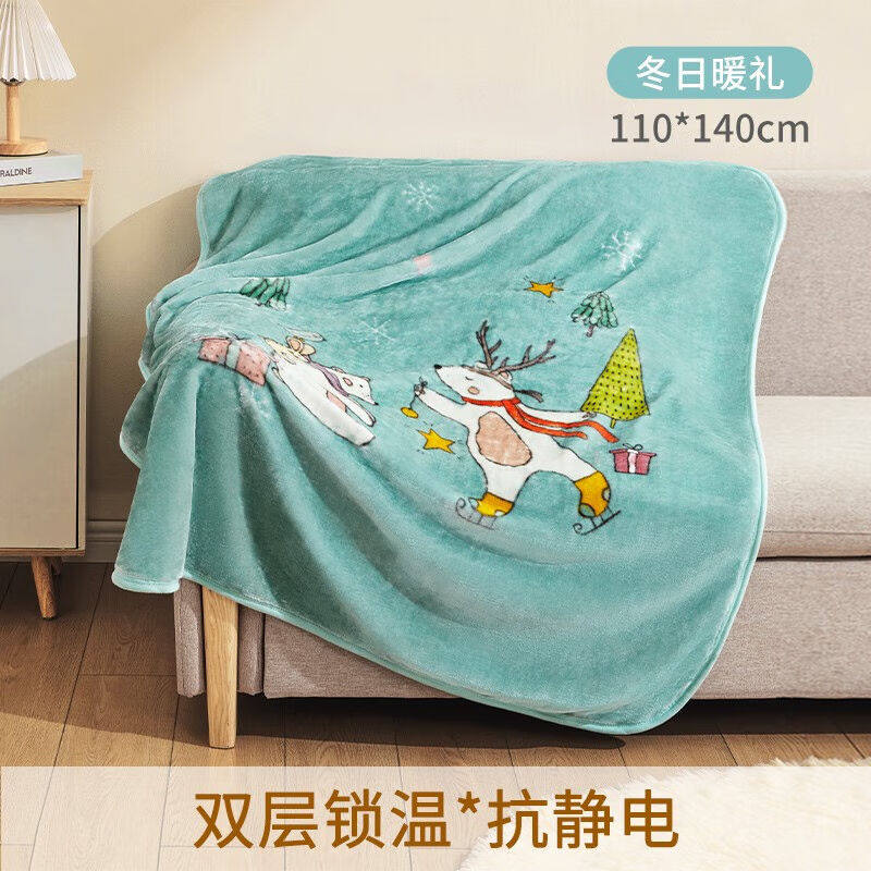 贝肽斯婴儿毛毯春秋空调毯儿童幼儿园云绒毛毯宝宝安抚恒温加厚盖高性价比高么？