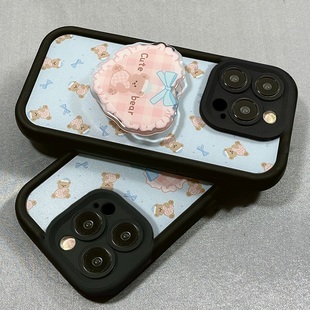 爱心小熊适用vivos18手机壳x100/x90s/x80/x70/x60新款iqooneo9女y78m/y52s软s17/s16/s15/s12/s10pro/s9e/s7