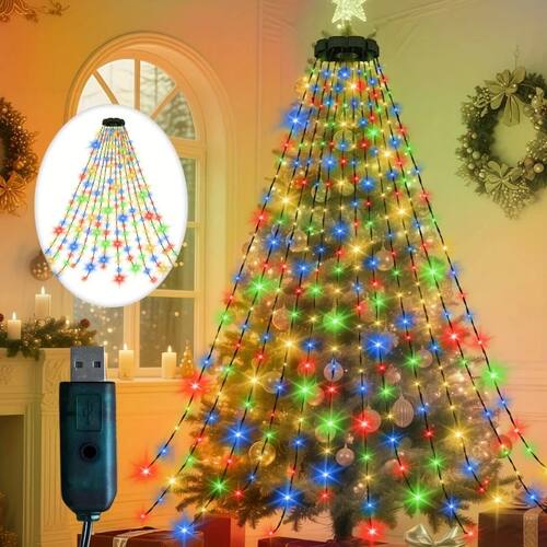 320/400LED Christmas Fairy String Lights USB Powered 8 Modes