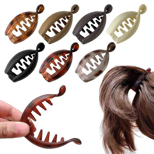 Vertical Hair Clip,Low Hair Volume Anti-slip Temperament Ver