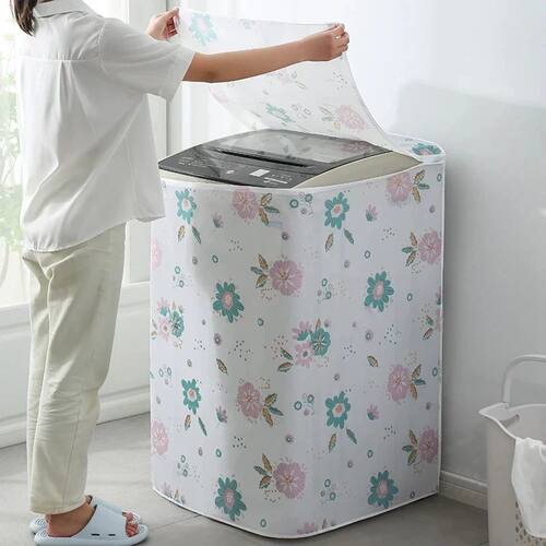 PEVA Washing Machine Cover Waterproof Smooth Dust Covers Mul