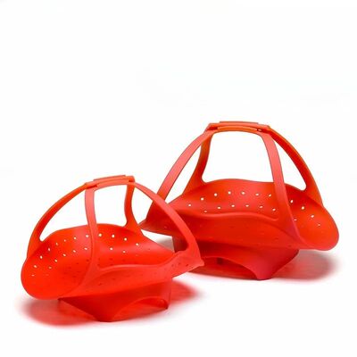 Steamer Basket with Silicone Extension and Folding for Food