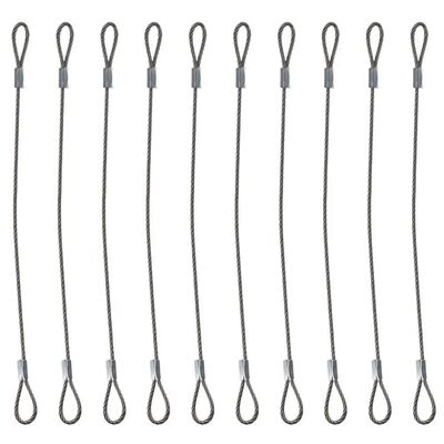 Convenient 20cmx2mm Safety Security Cable Wire Stage Lights
